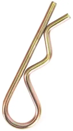 Zinc Plated Hitch Pin Clip 0.25 In. D X 4 In. L 3/4 - 1 In.