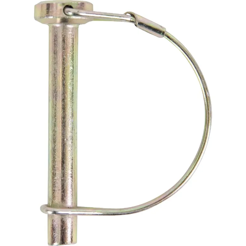 Zinc Plated Pto Lock Pin 0.38 In. D X 2.25 In. L