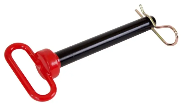 Steel Hitch Pin 1 In. Diameter X 7.5 In. Length With Hair Pin