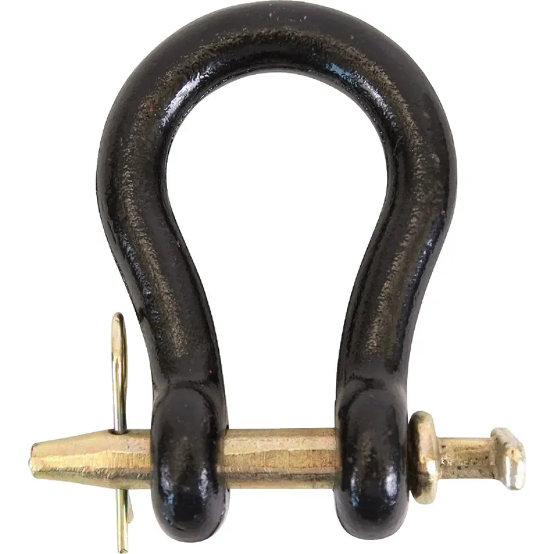 3/4 Inch Straight Clevis With 12000 Lb Load Capacity And Black Powder-coated Finish