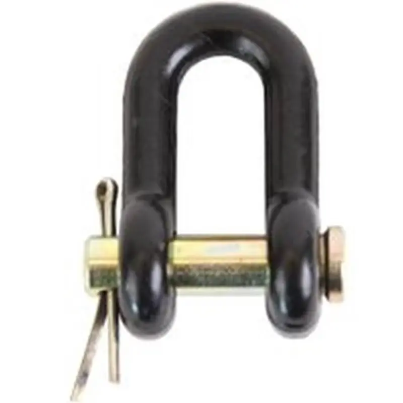 3/8 Inch Utility Clevis With 2000 Lb Load Capacity And Black Powder-coated Finish