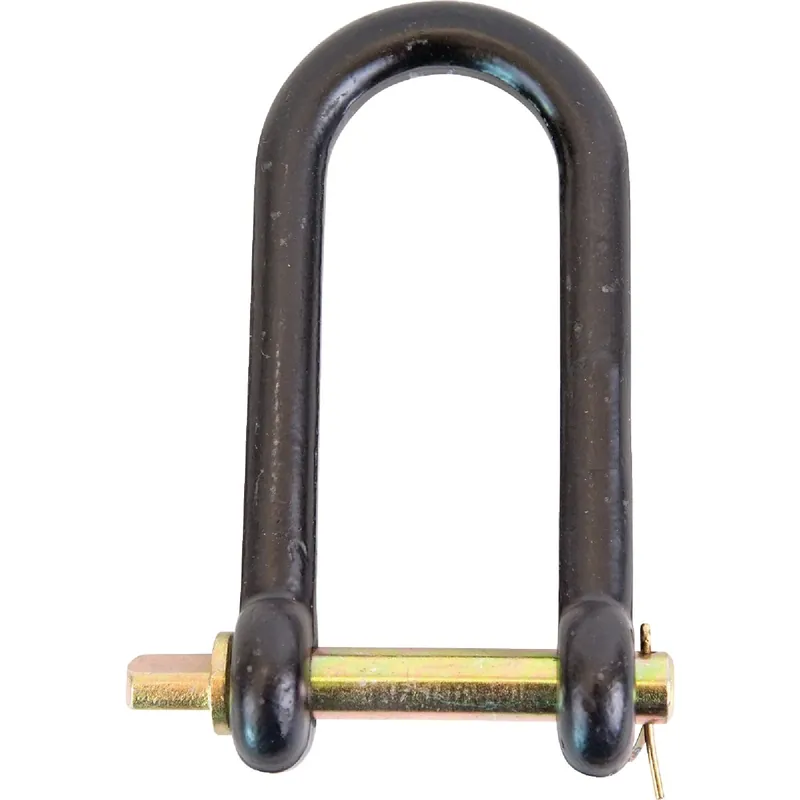3/4 Inch General Purpose Clevis With 10,000 Lb Load Capacity And Black Powder-coated Finish