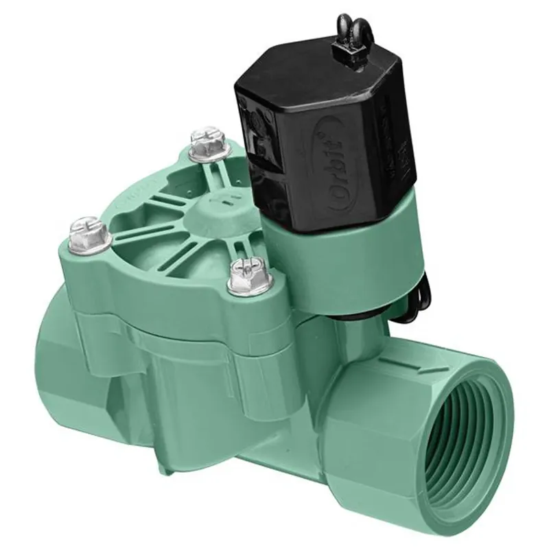 Underground Sprinkler Electric In-line Straight Valve, 1 In.