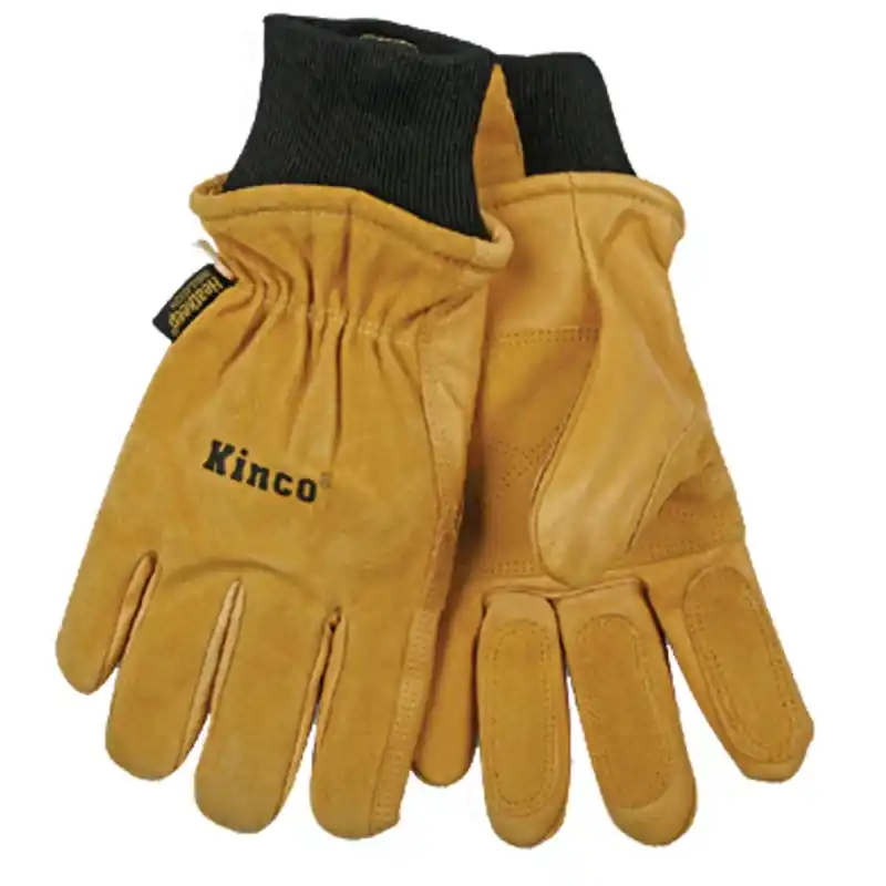 Men‘s Medium Premium Suede Pigskin Winter Work Gloves With Heatkeep Insulation