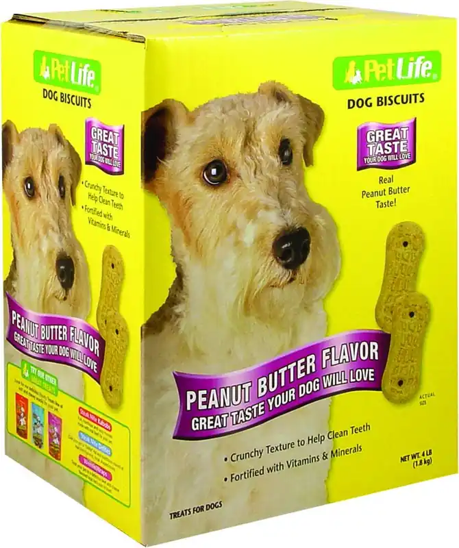 Peanut Butter Biscuit For Dogs 4 Bag 1 Pk