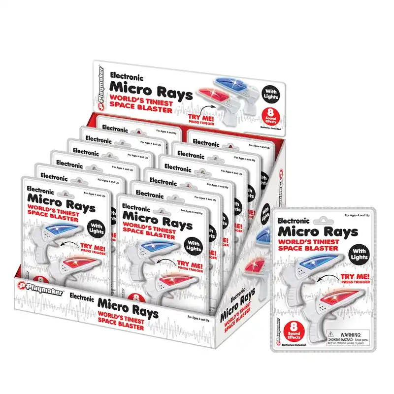 Micro Rays Space Blaster Toy 2 Piece Set For Ages 4 And Up