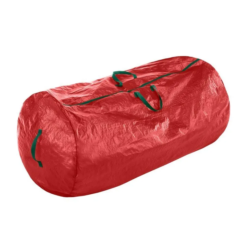 Red Christmas Tree Storage Bag 56 In. H X 29 In. W X 0.25 In. D