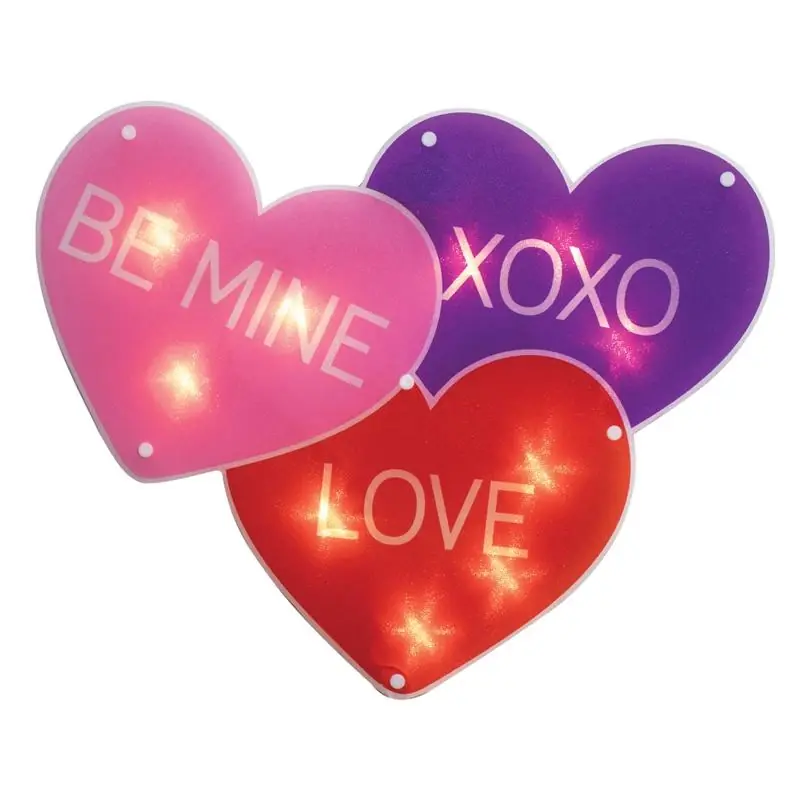 Valentine‘s Day Shimmer Decoration 16 In X 13 In - 1 Pc