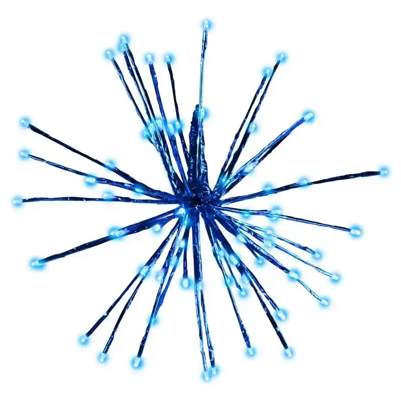 Led Blue 3-in-1 Radiant Blast 16 In. Pathway Decor