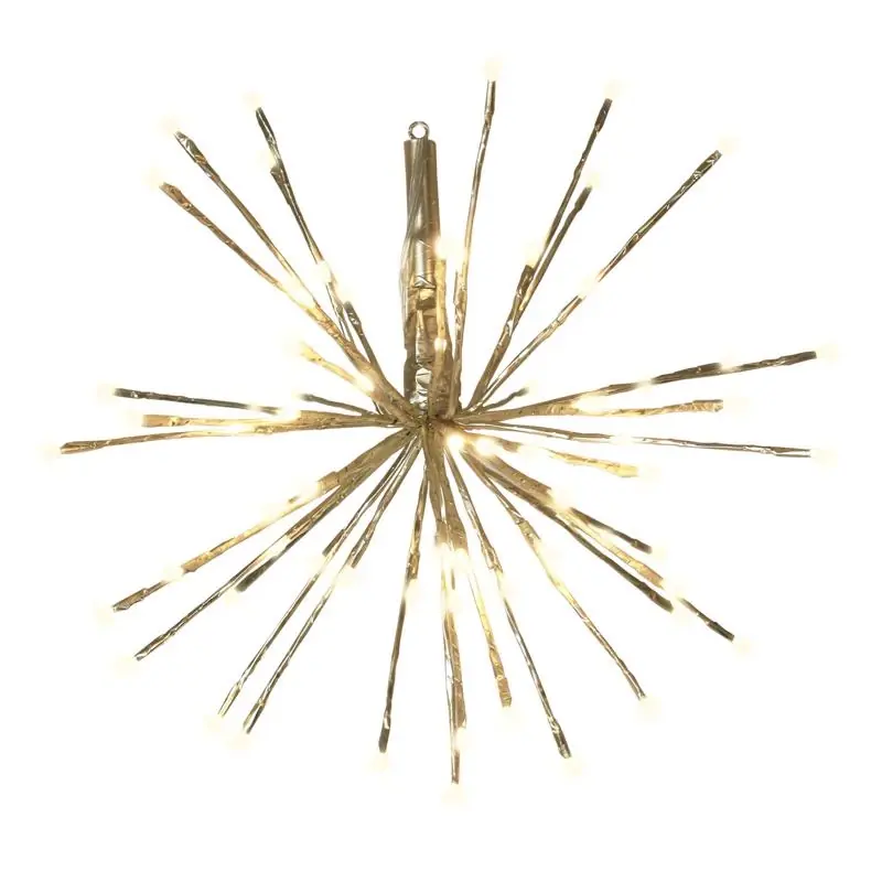 Led Warm White Gold Radiant Blast 16 In. Pathway Decor Light