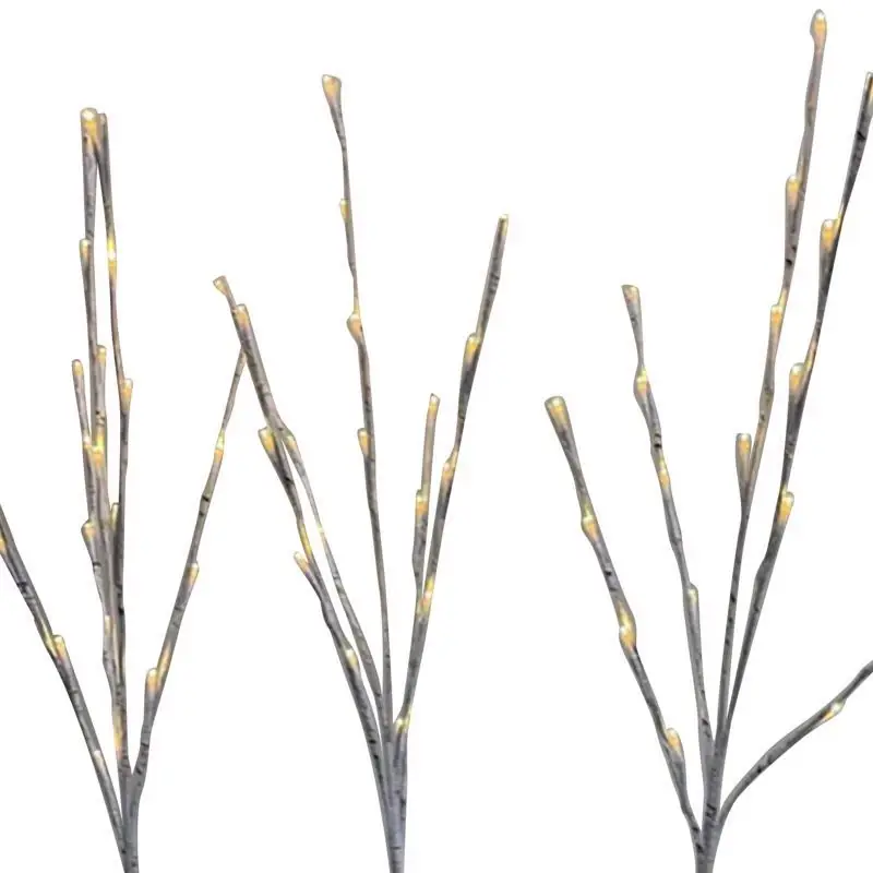 Led Warm White Lighted Birch Twigs 32 In. Yard Decor - Battery Operated