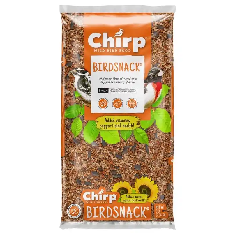 Birdsnack Wild Bird Sunflower Seeds 5 Lb Bagged Wild Bird Food