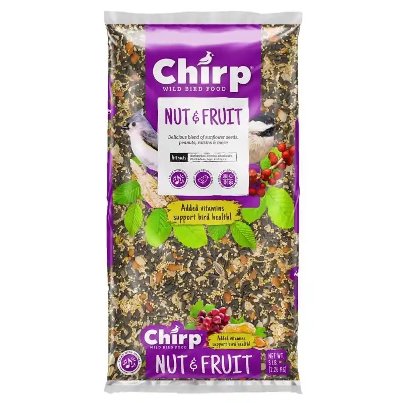Wild Bird Fruits And Nuts Food 5 Lb Bag For Wild Birds