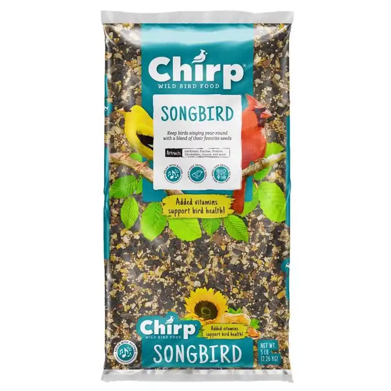Songbird Black Oil Sunflower Wild Bird Food 5 Lb Bagged