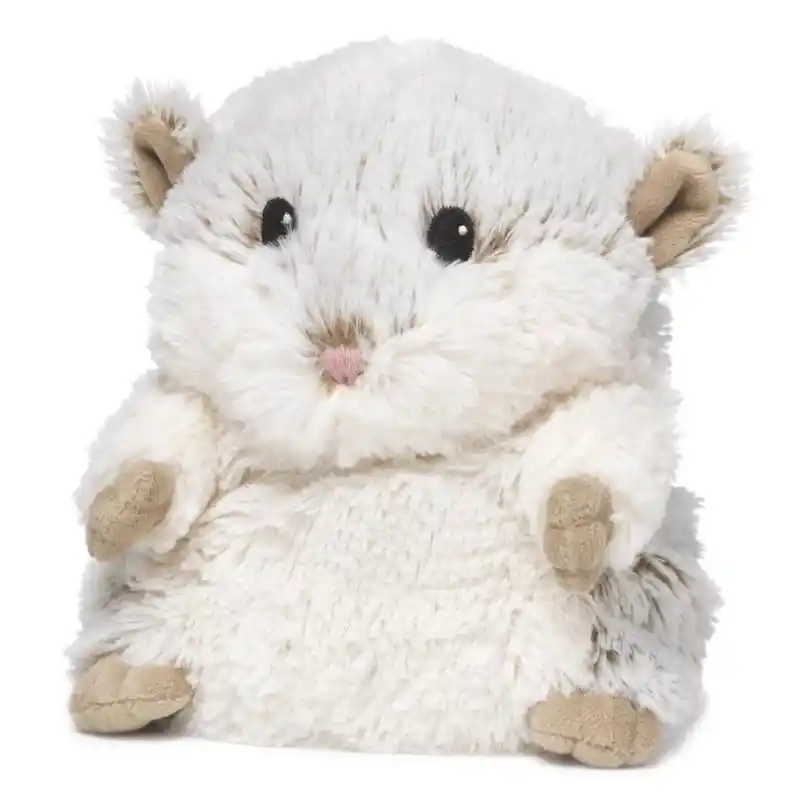 Stuffed Animal Plush Hamster - Brown And White - 7.1 In Height