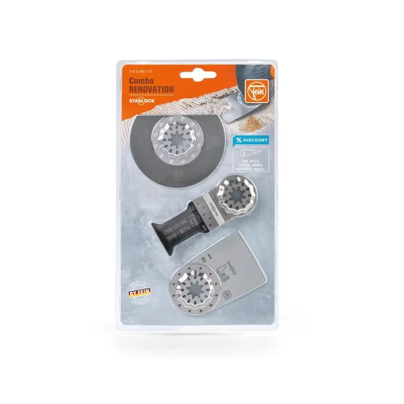 Starlock Cutting Accessory Kit 3 Piece Set For Oscillating Tools