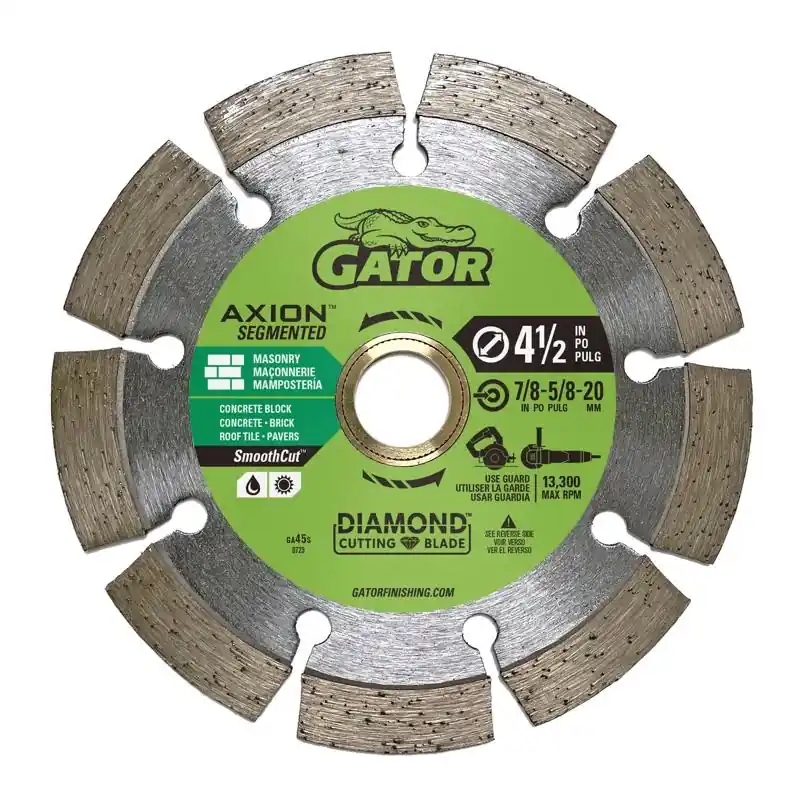 Smoothcut 4-1/2 In. D X 5/8 And 7/8 In. Diamond Segmented Rim Saw Blade 1 Pk