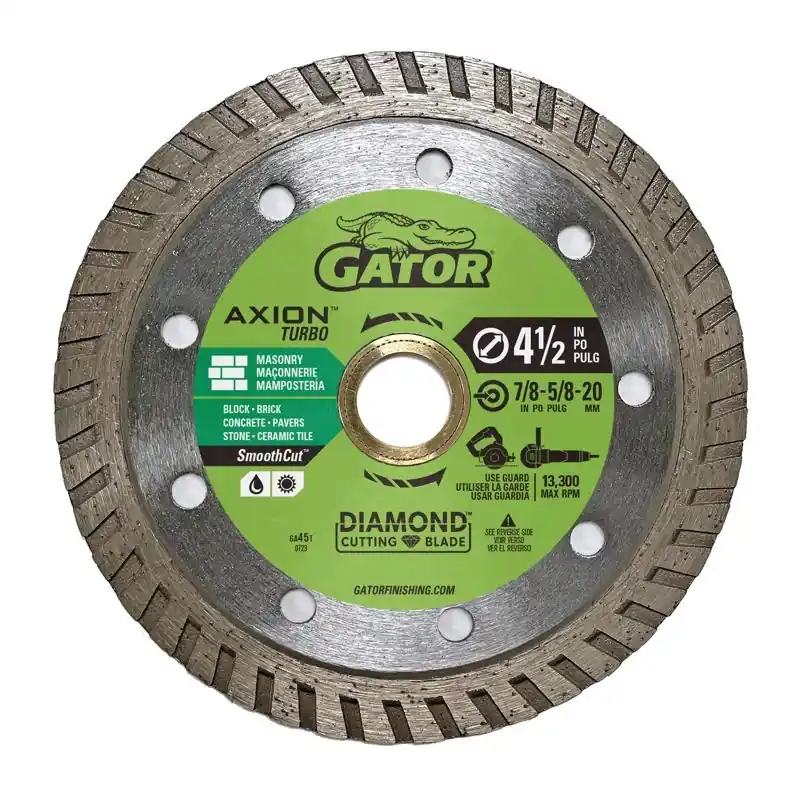 Smoothcut 4-1/2 In. D X 5/8 And 7/8 In. Diamond Turbo Rim Saw Blade 1 Pk