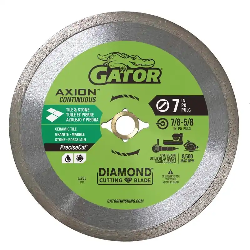 Precisecut 7 In. D X 7/8-5/8 In. Diamond Continuous Rim Saw Blade 1 Pk