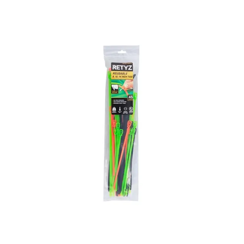Everytie Assorted Cable Tie 45 Pk