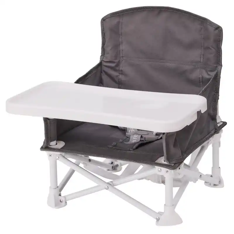 My Chair Gray Metal/nylon Portable Booster Seat 1 Pk