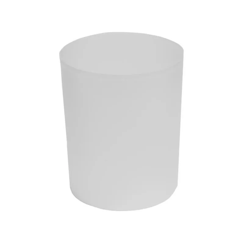 Kaleidoscope 10l White Polypropylene Trash Bin