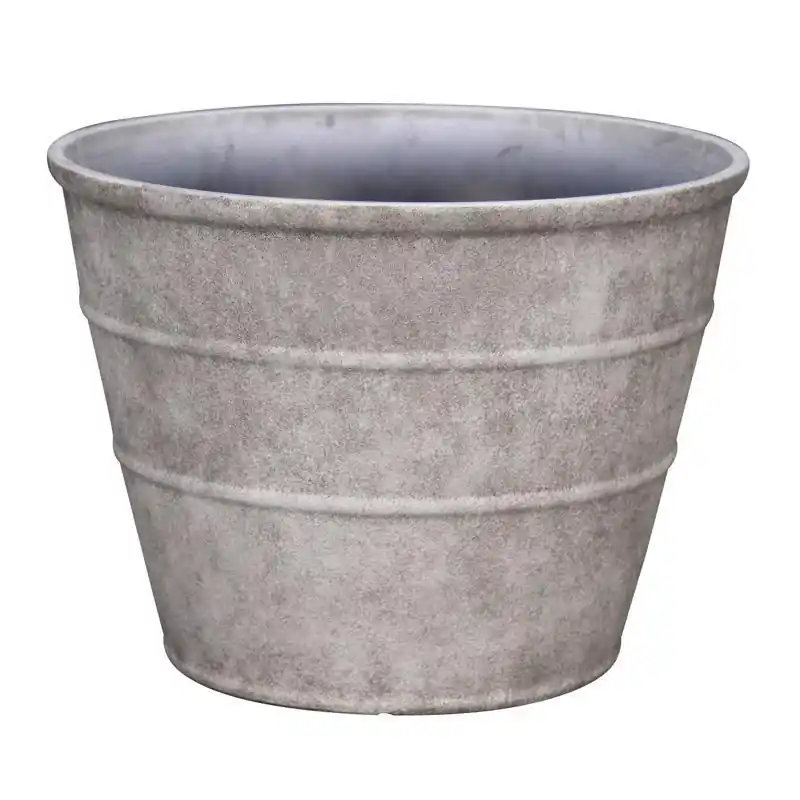 12 In. H X 16 In. D Polyresin Hamilton Planter In Stone