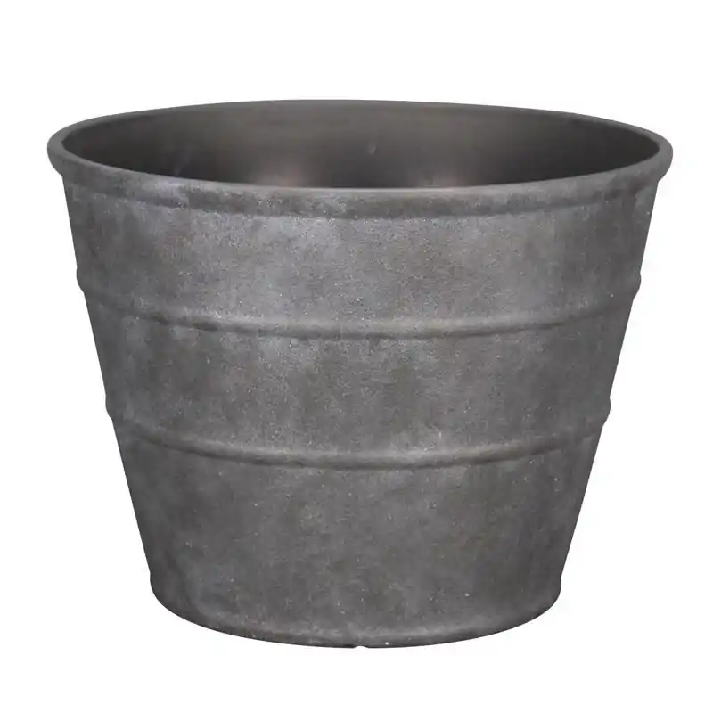 12 In. H X 16 In. D Charcoal Polyresin Hamilton Planter