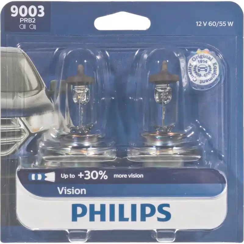 Vision Halogen High/low Beam Automotive Bulb 9003prb2 - 60 Watts, White Light