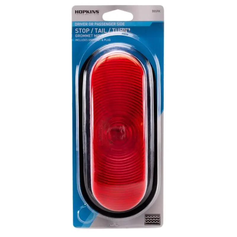 Red Oval Stop/tail/turn Light Kit