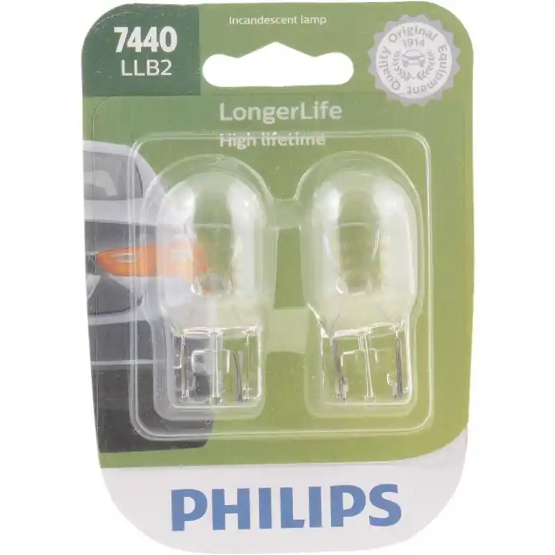 Longerlife 7440llb2 Incandescent Miniature Automotive Bulb For Back-up And Turn Signals