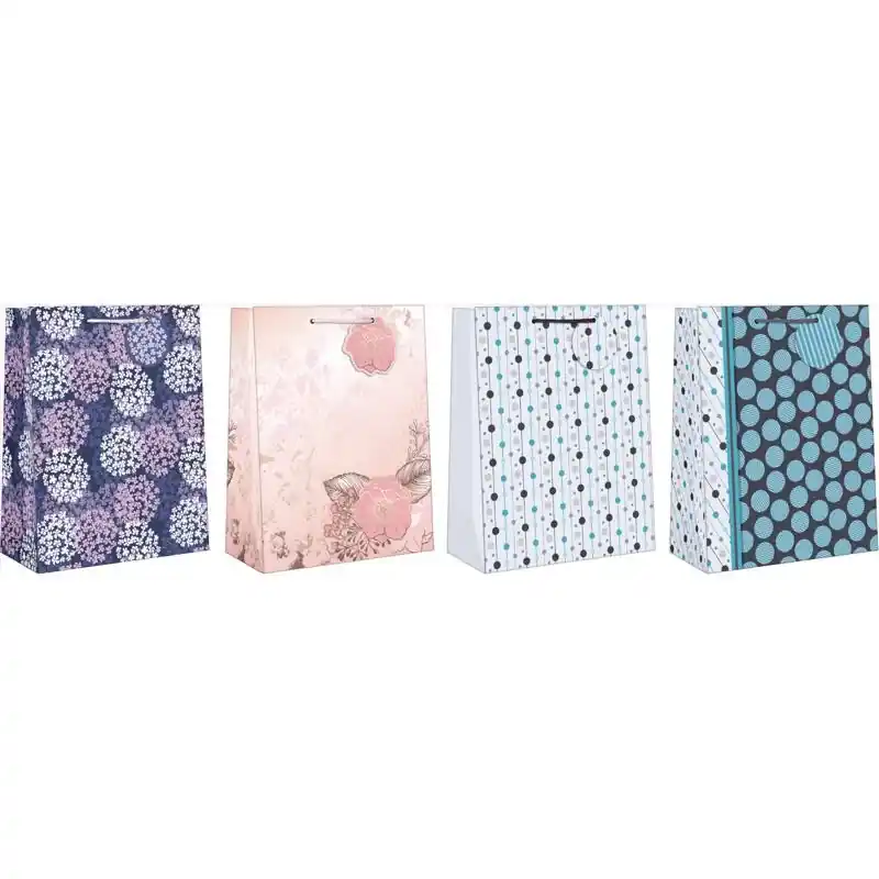 Assorted General Designs Gift Bag - Large, 14" X 11" X 2.65"