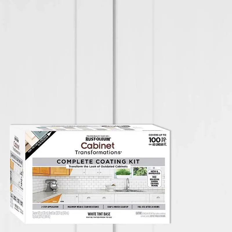 Cabinet Transformations Satin White Tint Base Refinishing System 1 Quart