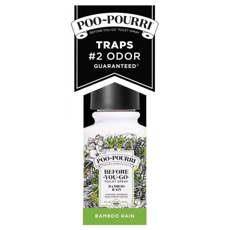 Bamboo Rain Scent 2 Oz Air Freshener Deodorizer Spray