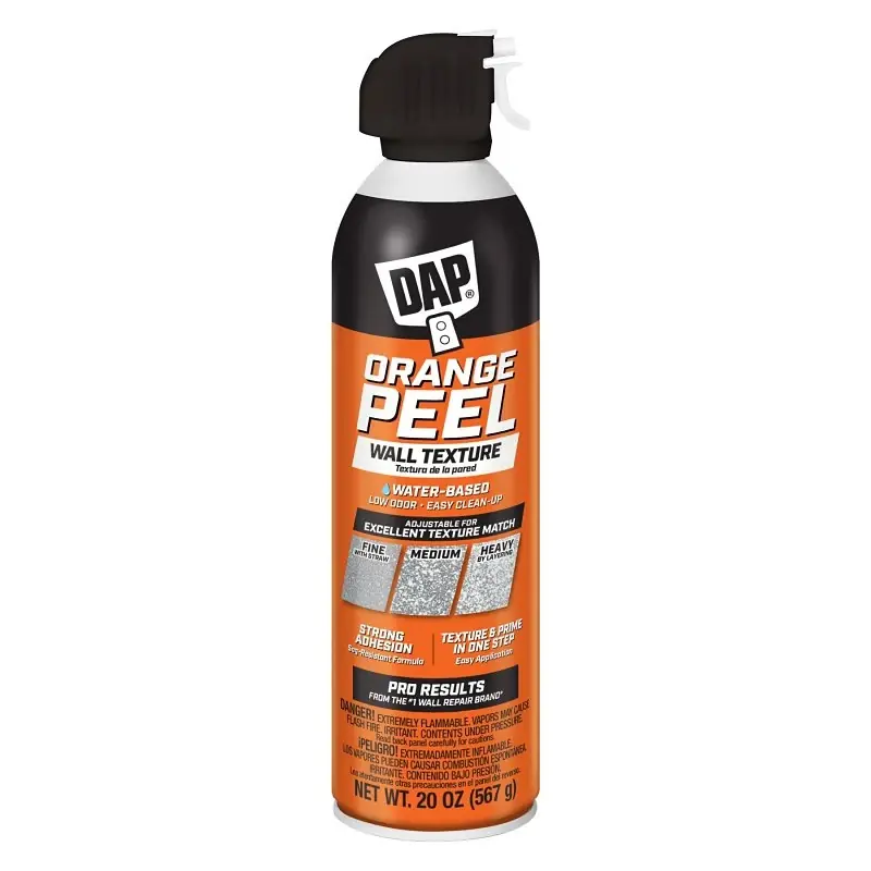 20 Oz White Water-based Orange Peel Wall Spray Texture