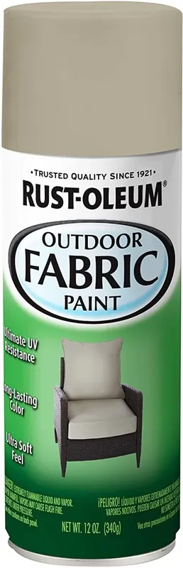 Specialty Outdoor Fabric Spray Paint, Medium Gray, 12-oz.
