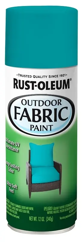 Specialty Outdoor Fabric Spray Paint, Turquoise, 12-oz.