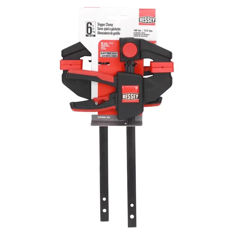 6 In. X 2-3/8 In. D Trigger Clamp 100 Lb 2 Each