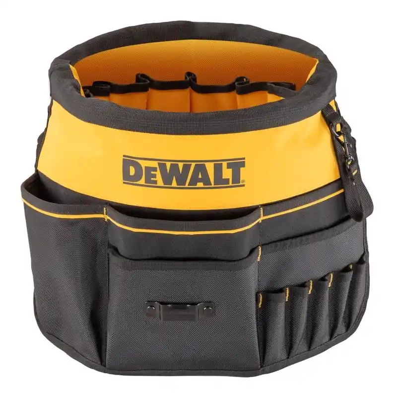 Ballistic Polyester Bucket Organizer 37 Compartments Black/yellow