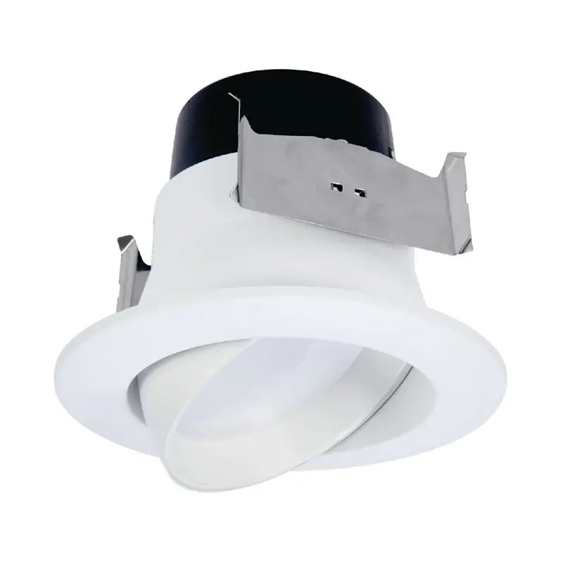 La4 Series Matte Warm White 4 In. W Led Adjustable Retrofit Kit 8.6 W