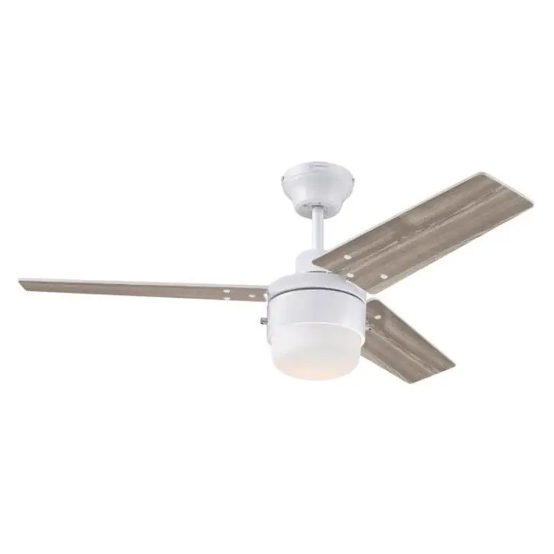 Talia 56 Inch White Led Indoor Ceiling Fan With 3 Blades