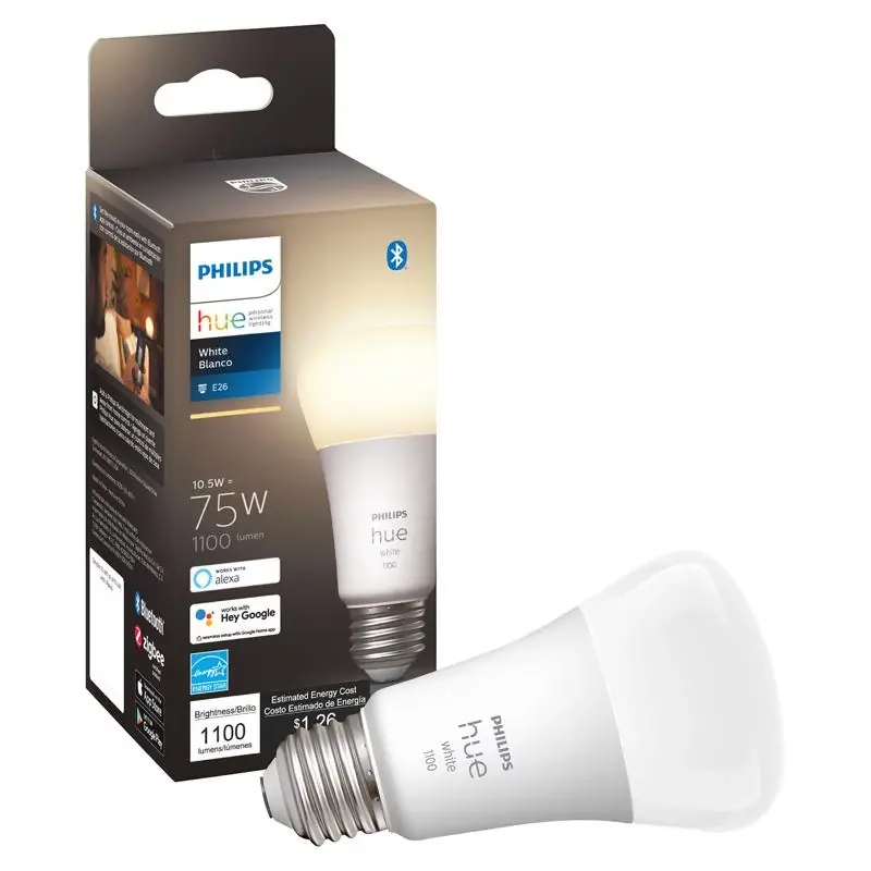 A19 E26 Smart-enabled Led Bulb Color Changing 75 Watt Equivalence