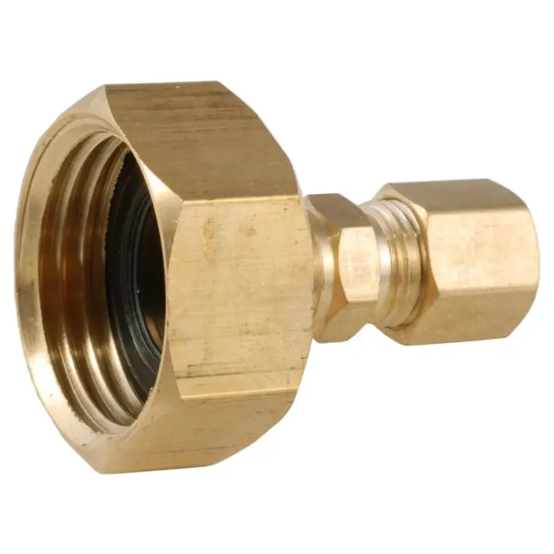 1/4 In. Compression X 3/4 In. Female Hose Thread Brass Adapter