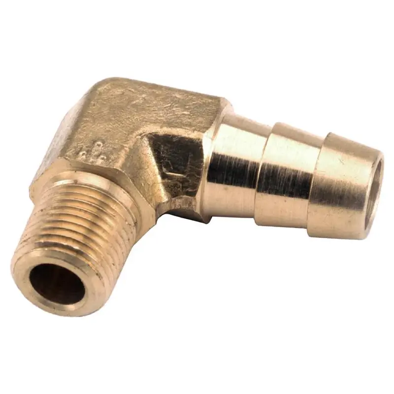 3/8 In. Hose Barb X 1/2 In. Mip Brass 90 Degree Elbow