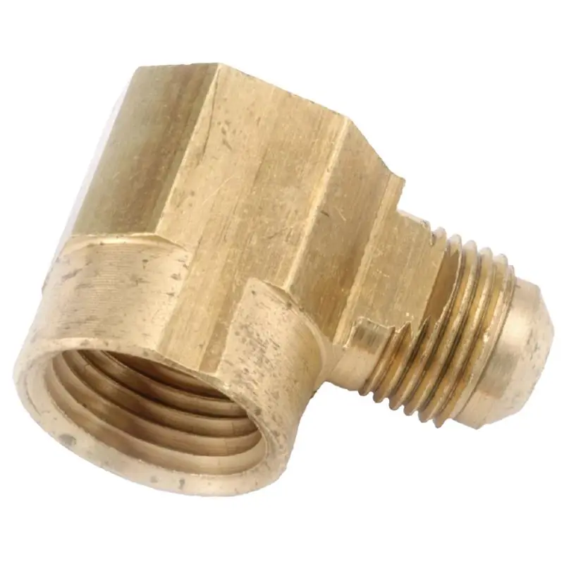 1/4 In Flare Elbow X 1/4 In D Fip Brass 90 Degree Elbow