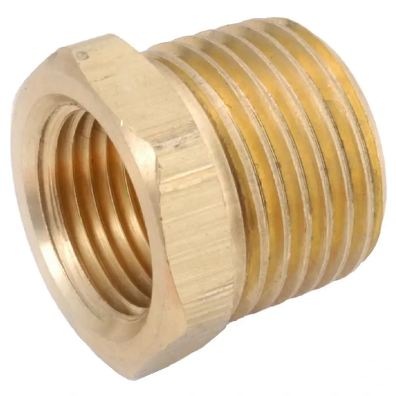 1 In Mip X 3/8 In Fip Yellow Brass Hex Bushing