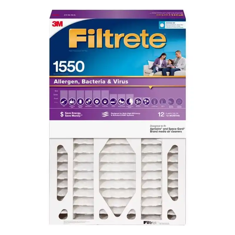 20 X 25 X 6 Polypropylene 1550 Mpr Pleated Air Filter