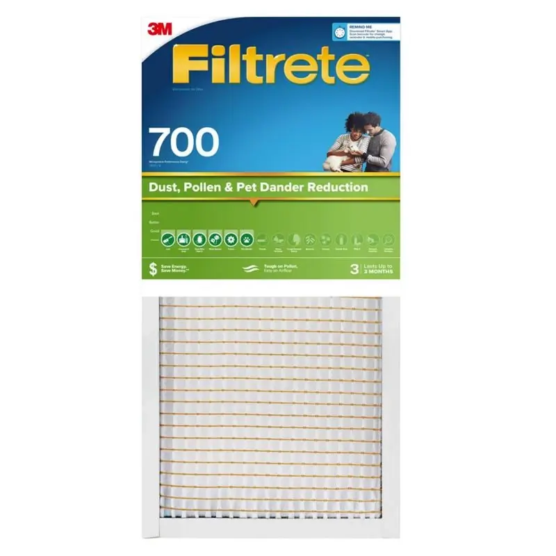 12x36x1 Polypropylene 700 Mpr Pleated Air Filter