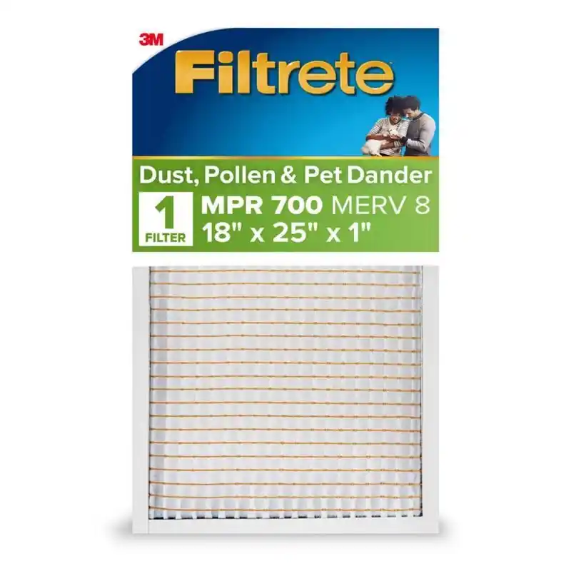 18x25x1 Polypropylene 700 Mpr Pleated Air Filter