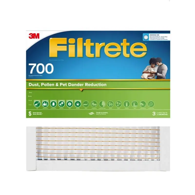 10x10x1 Polypropylene 700 Mpr Pleated Air Filter